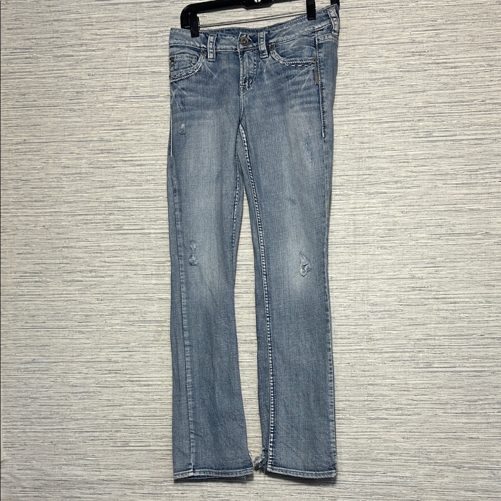 Silver Jeans Light Blue Boot Cut Jeans Lola Size 27 (100)